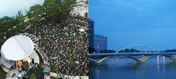 2012 James B. Recchie Design & Preservation Award Winners: The Scioto Mile and Scioto River Bridges James B. Recchie Design Award Winners: The Scioto Mile and Scioto River Bridges
